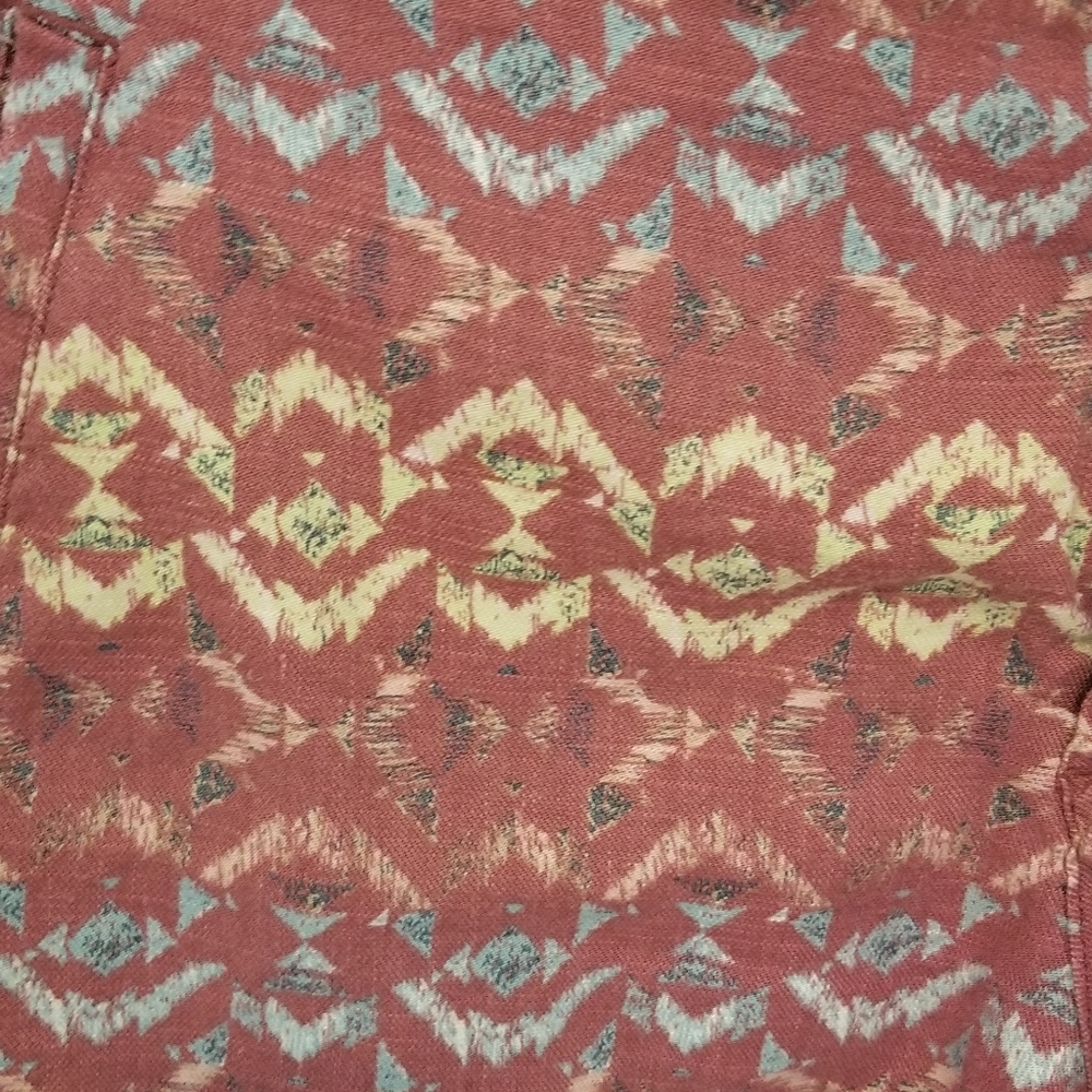 Free People Wild Plum Shorts Pink /Purple Print Size 6 - Picture 5 of 7